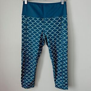 Constantly Varied Gear Mermaid Print Leggings Womens Small Squats Approved